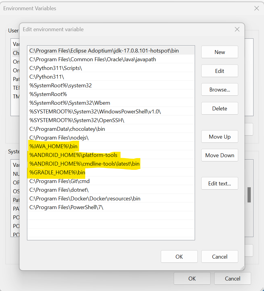 Android Edit System Path